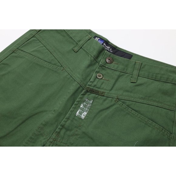 NOS Vtg 90s Marithe Francois Girbaud Mens 32x32 Baggy Relaxed Fit Jeans Green - Picture 5 of 11